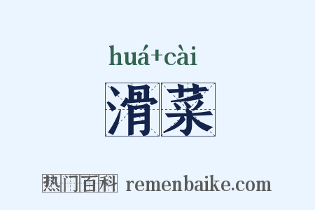 滑菜是什么意思的图片